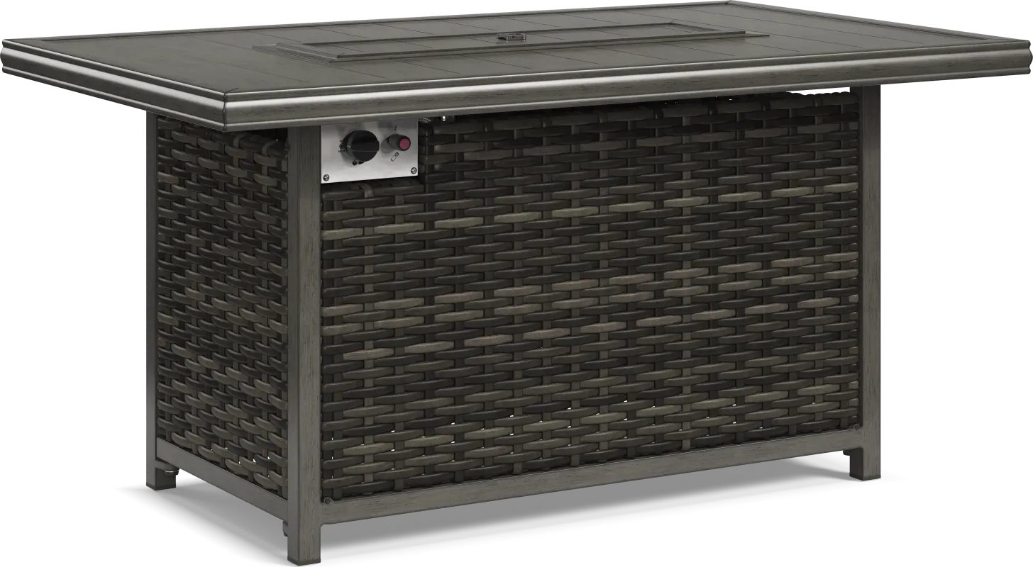 Montecello Gray Outdoor Fire Pit