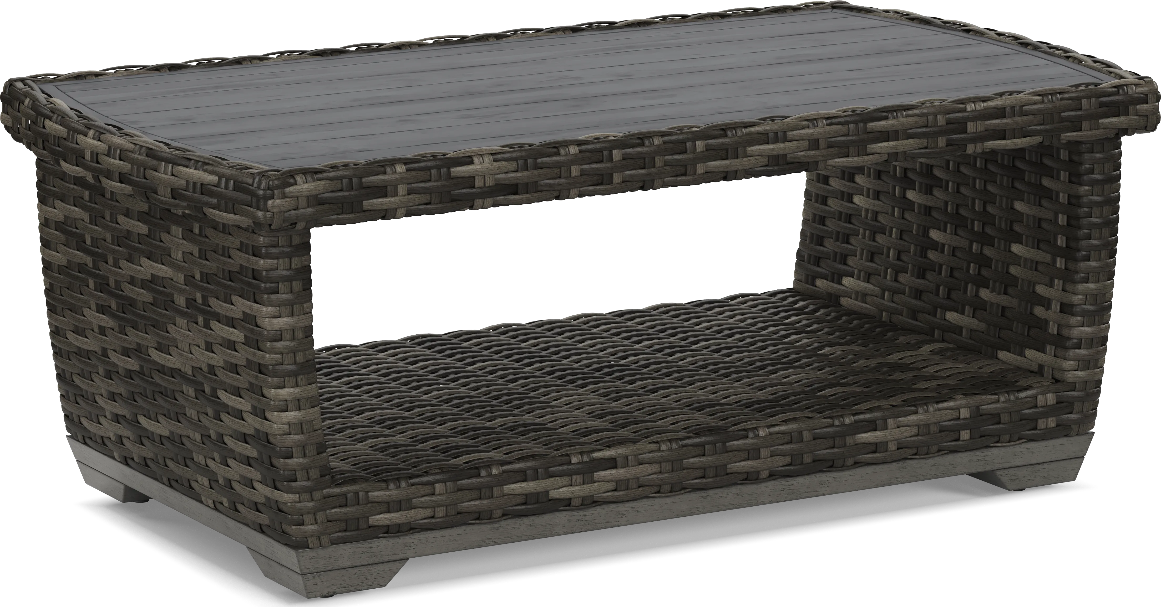 Montecello Gray Outdoor Cocktail Table - Thumbnail - Image 1