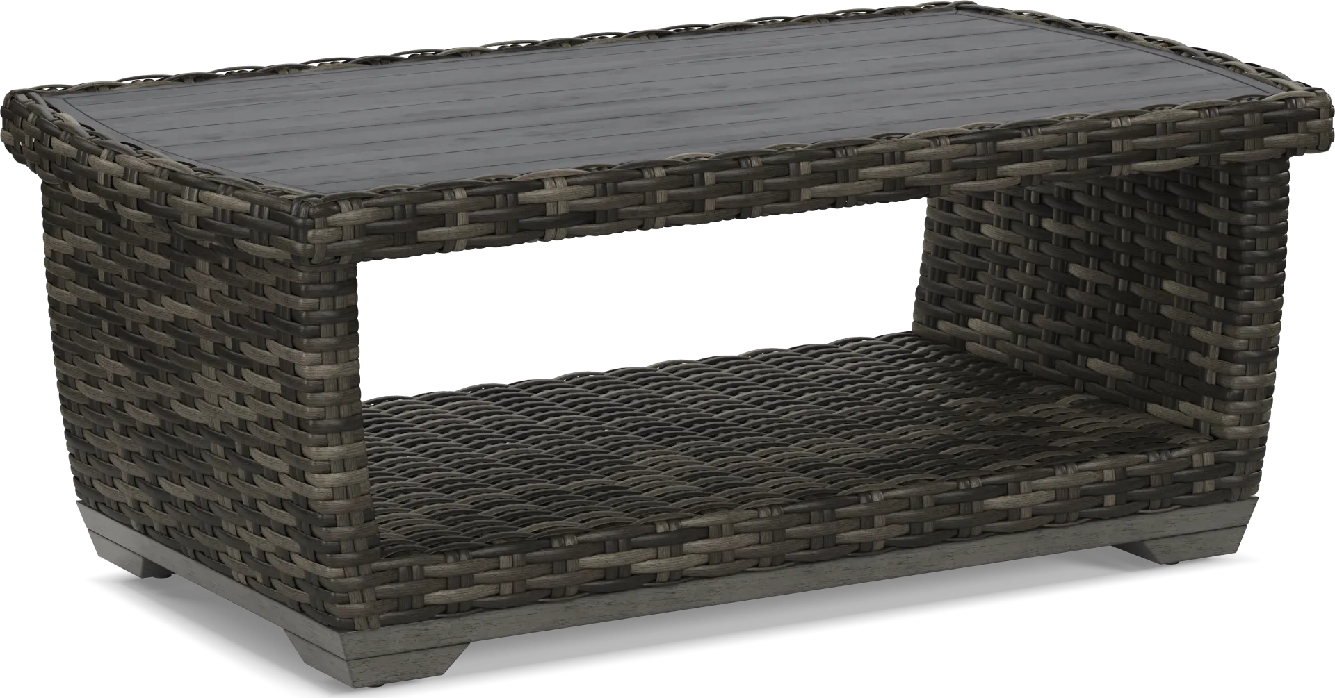 Montecello Gray Outdoor Cocktail Table - Image 1