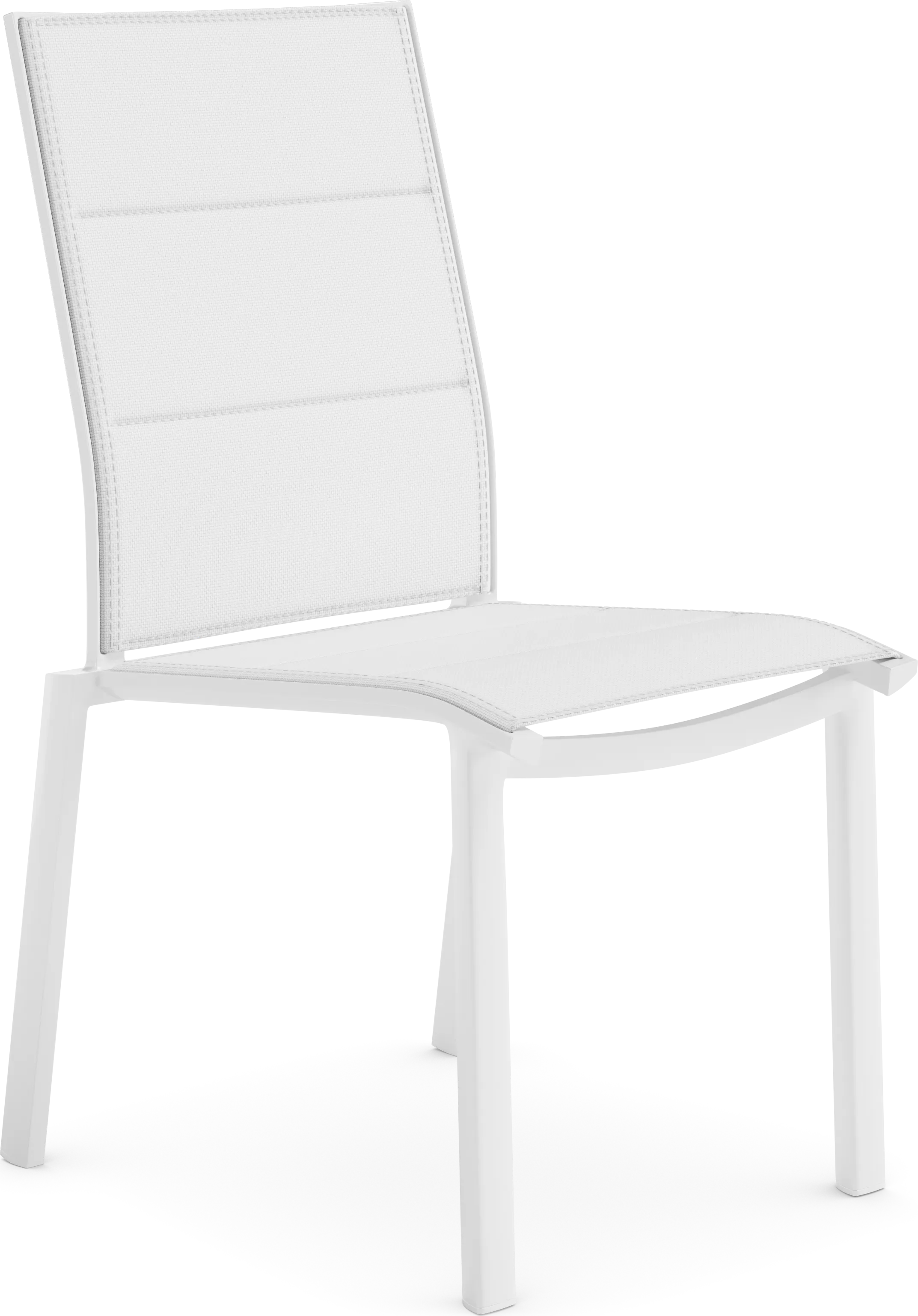 Solana White 9 Pc 71-94 in. Rectangle Outdoor Dining Set - Thumbnail - Image 7