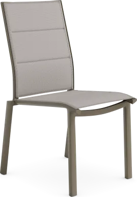 Solana Taupe Outdoor Side Chair