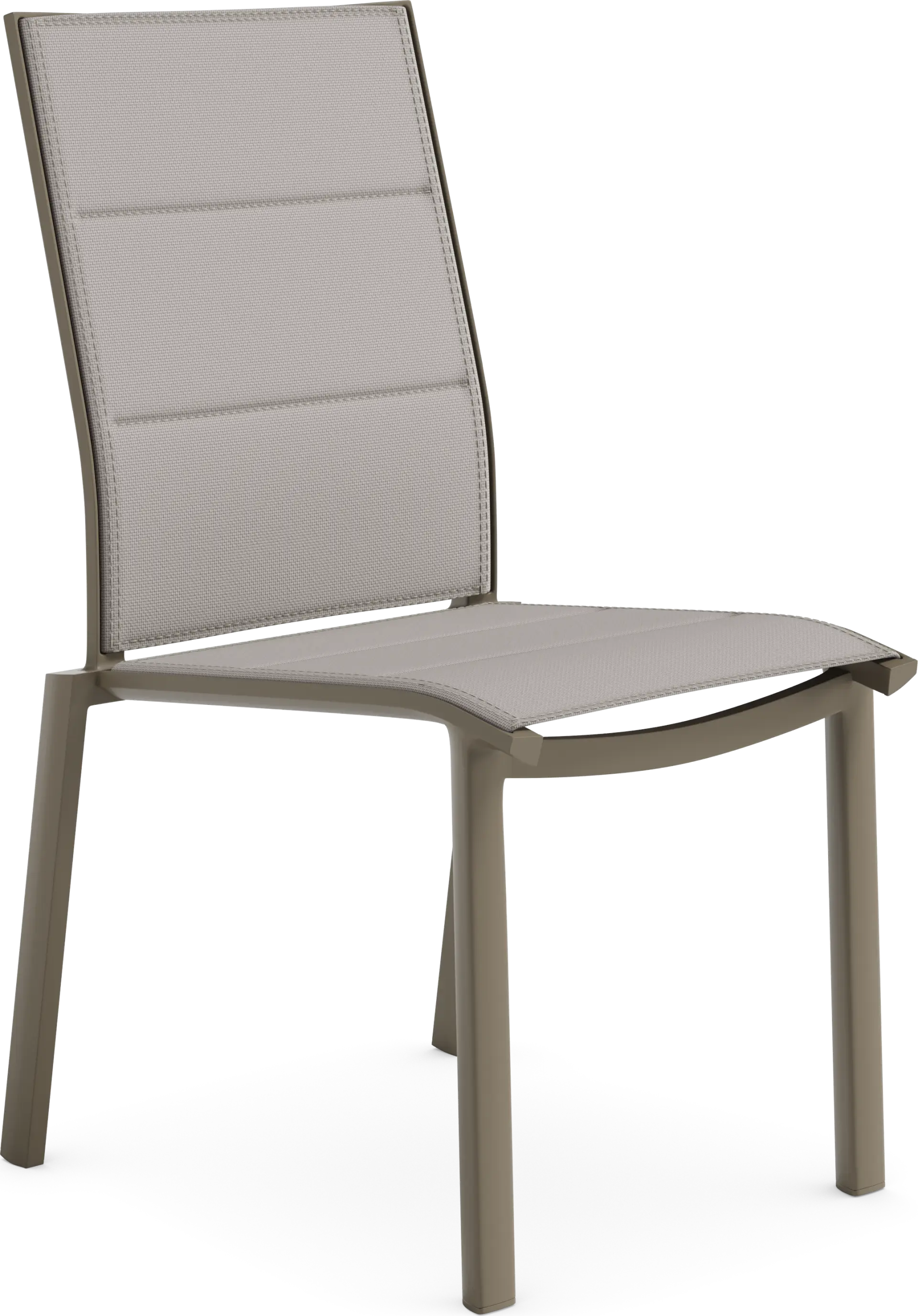 Solana Taupe Outdoor Side Chair