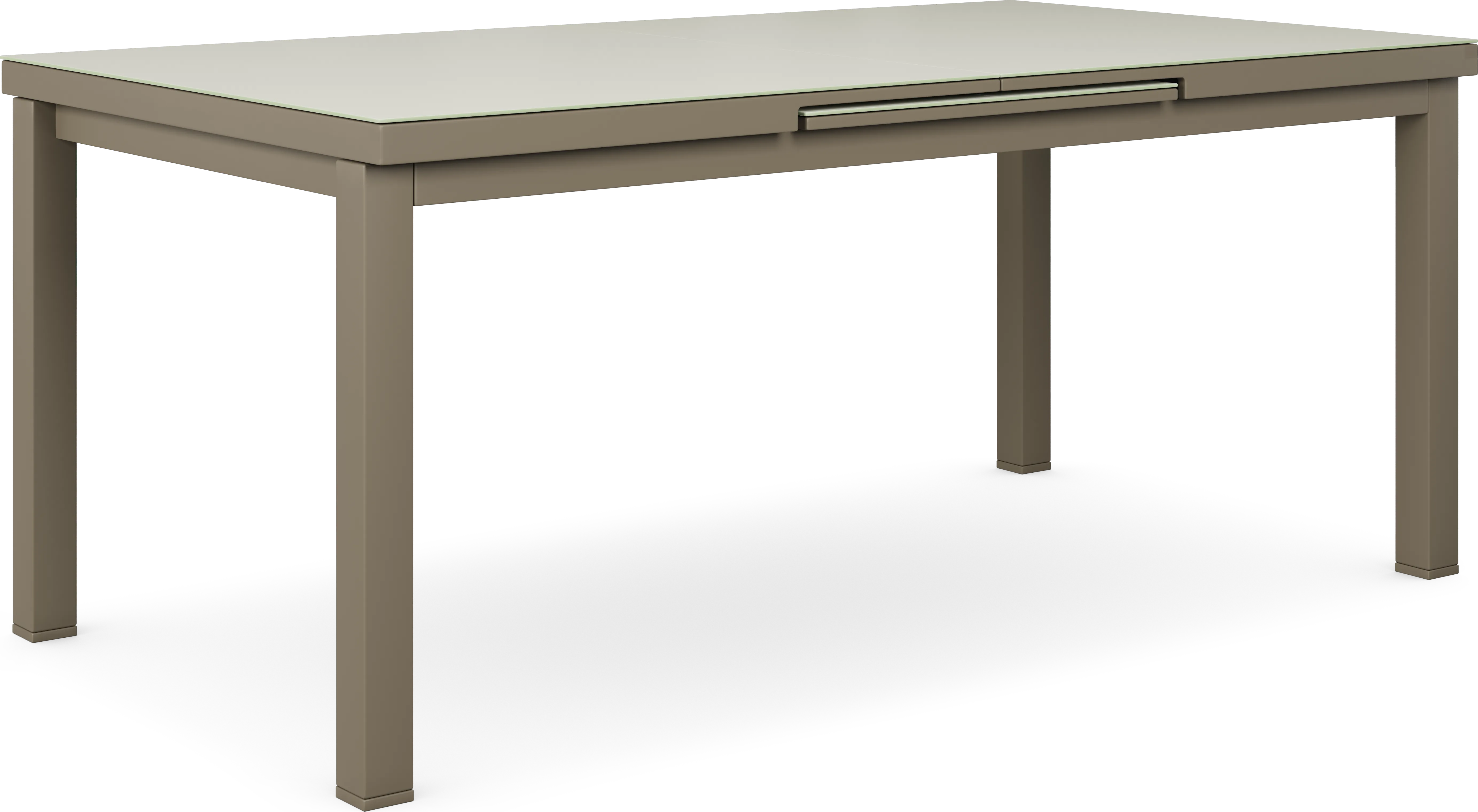 Solana Taupe 7 Pc 71-94 in. Rectangle Outdoor Dining Set - Thumbnail - Image 2