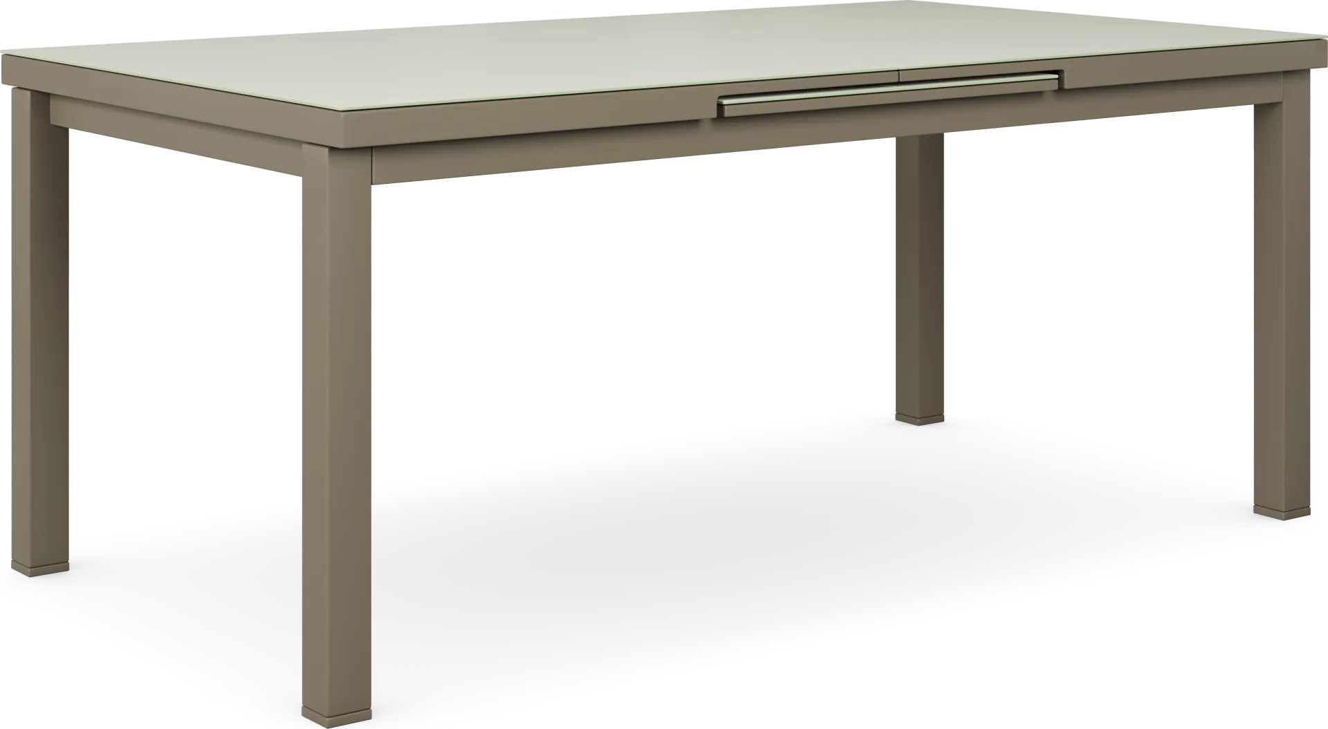 Solana Taupe 7 Pc 71-94 in. Rectangle Outdoor Dining Set - Image 2