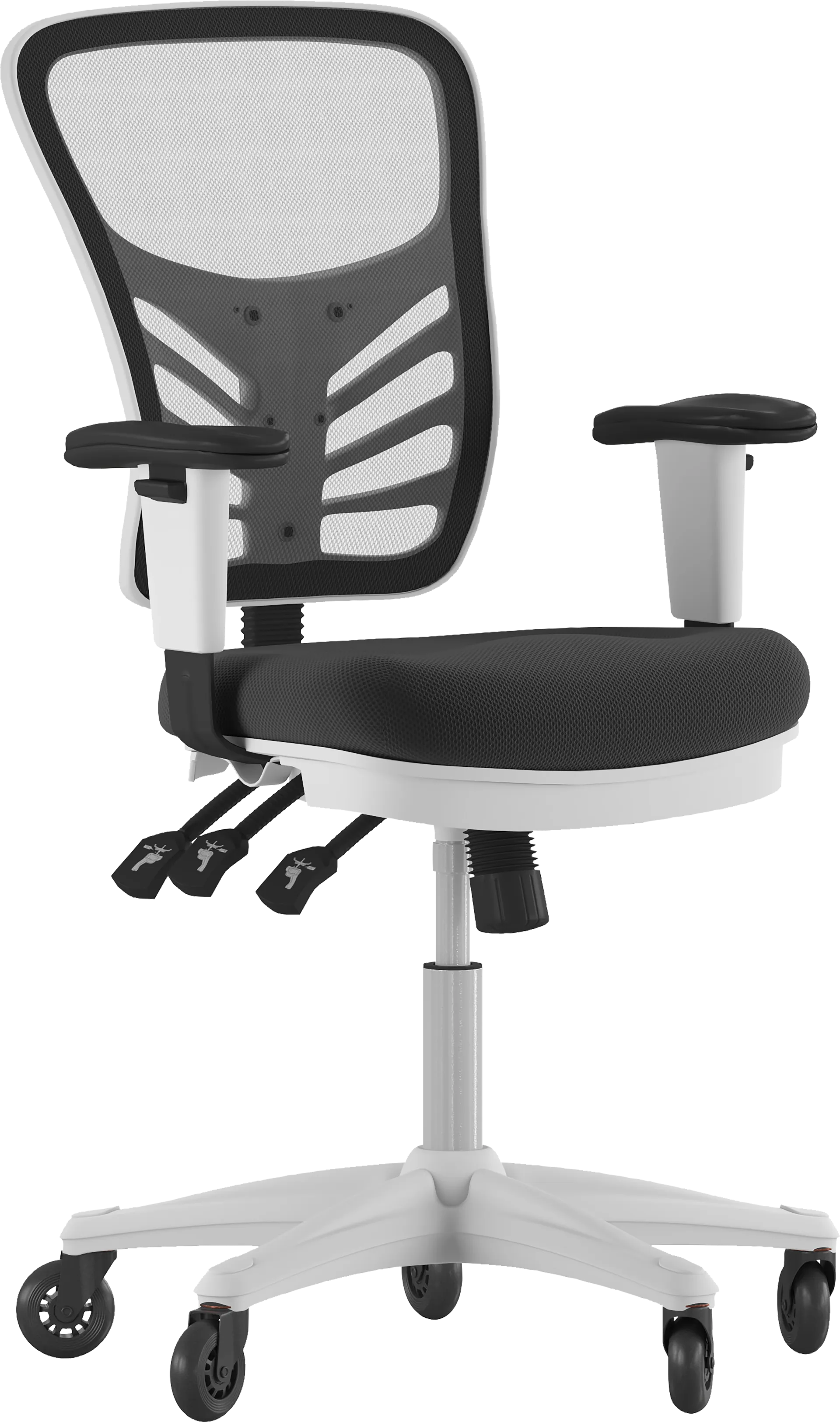 Cokeron White Office Chair - Image 1