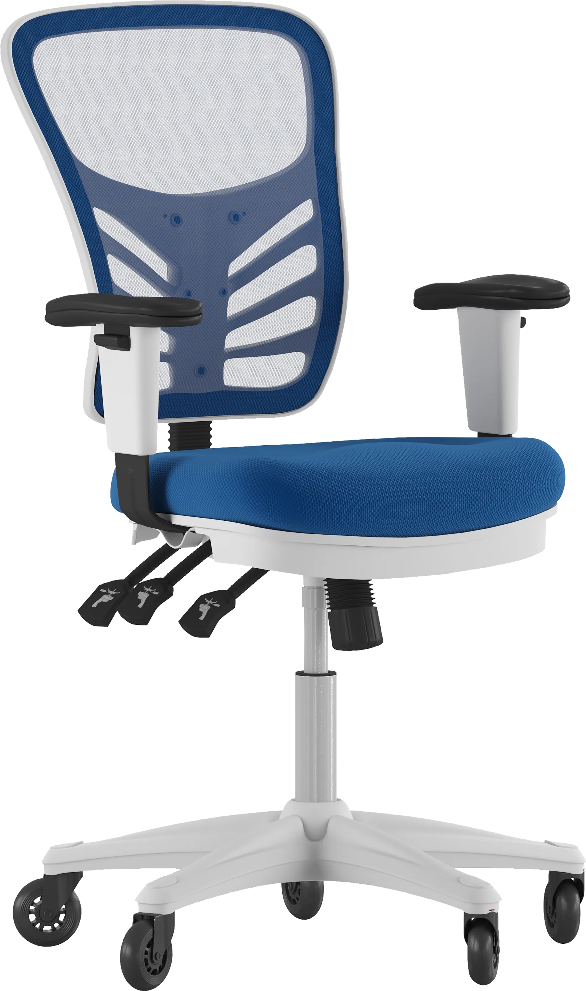 Cokeron Blue Office Chair - Image 1