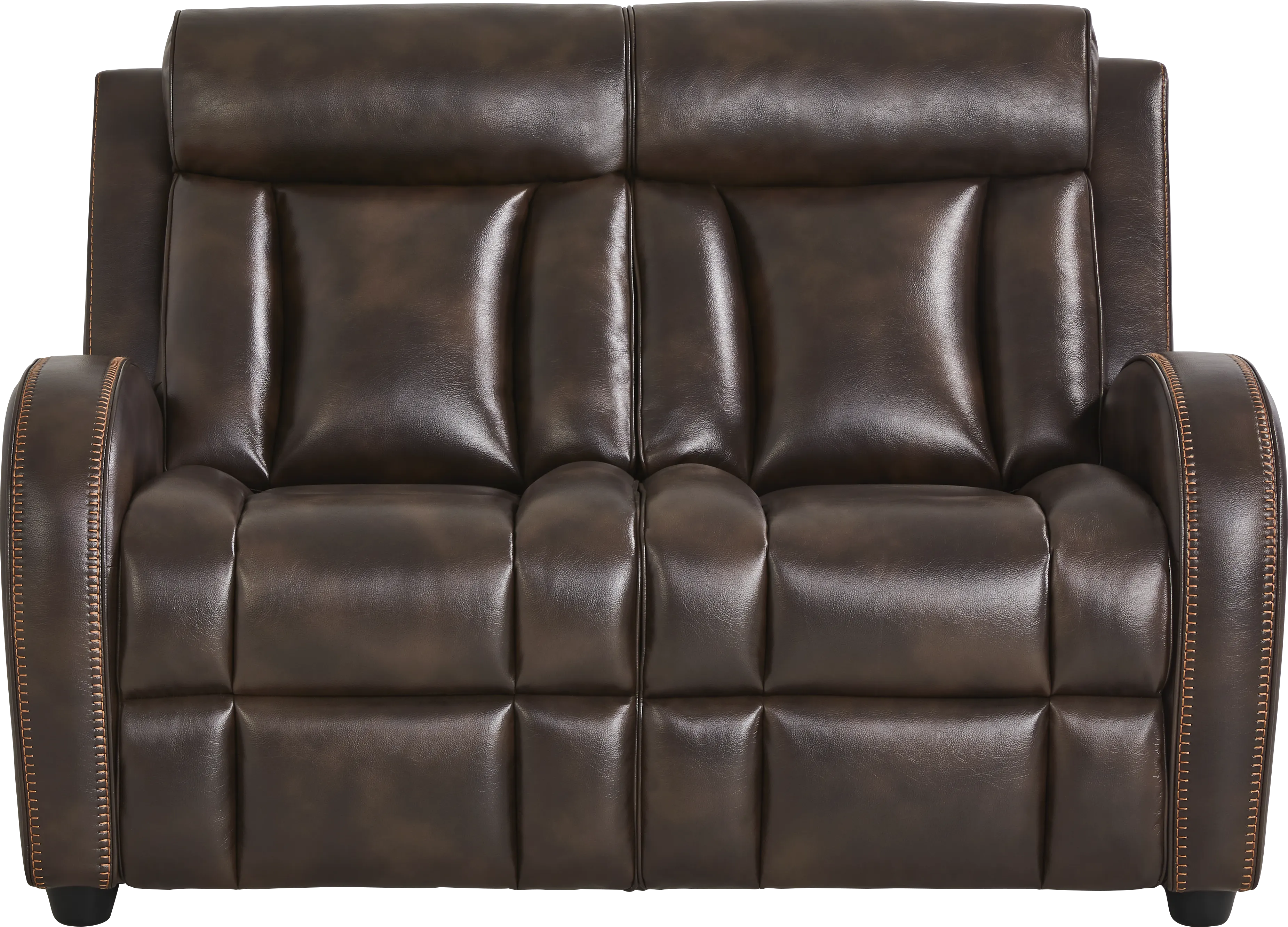 Copperfield Brown Loveseat - Thumbnail - Image 1