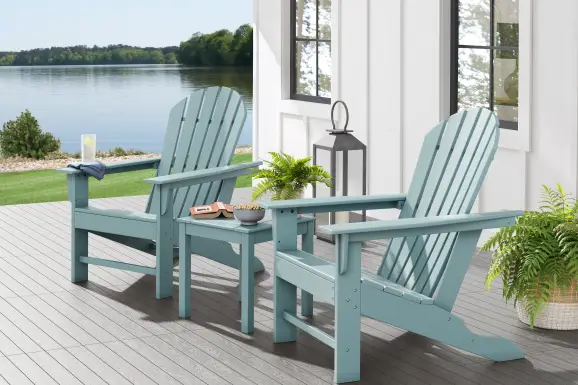 Addy Sky Outdoor Adirondack Chair, Set of 2