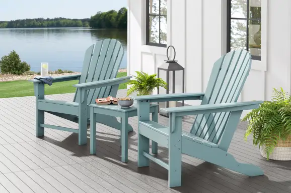 Addy Sky Outdoor Adirondack Chair, Set of 2