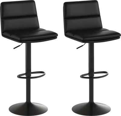 Chickaree Black Barstool, Set of 2