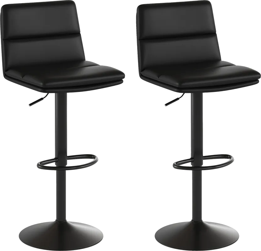 Chickaree Black Barstool, Set of 2