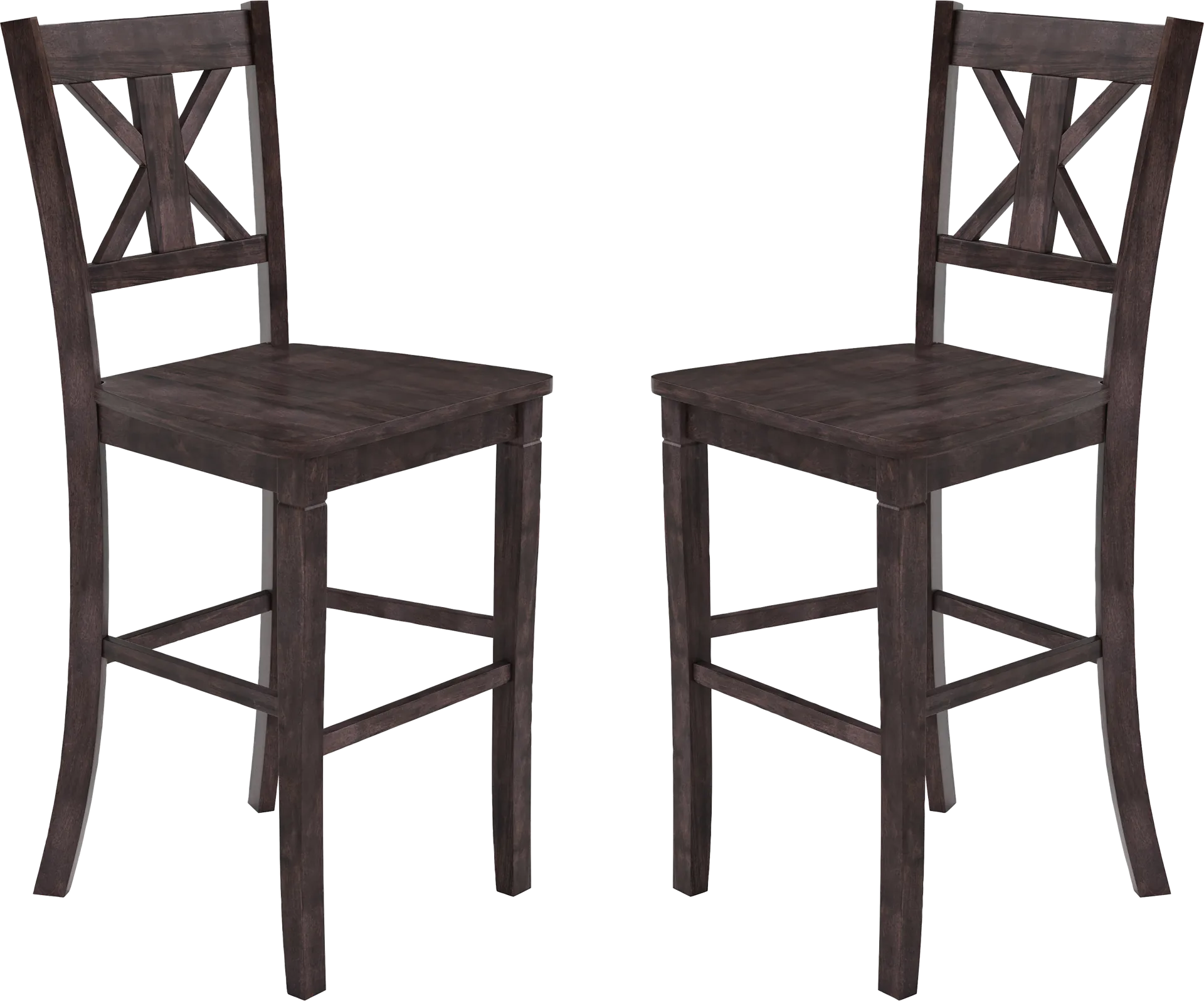 Latourette Gray Barstool, Set of 2 - Image 1