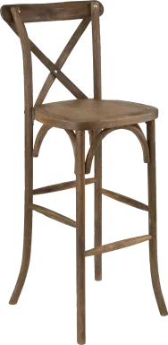 Henrici I Brown Barstool