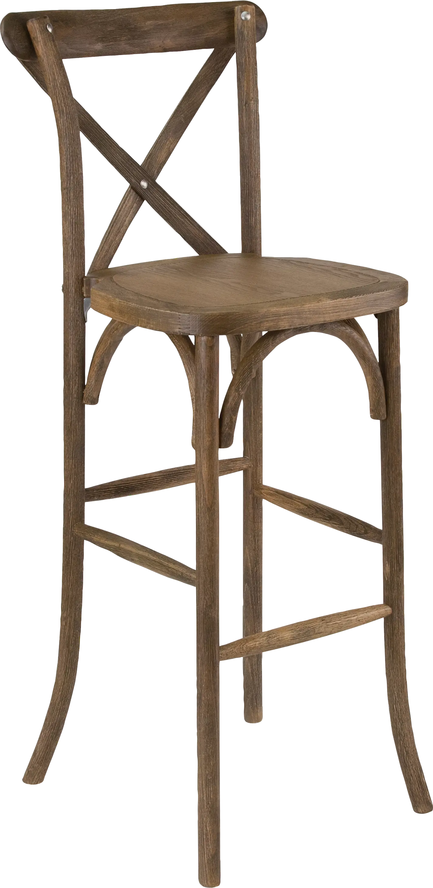 Henrici I Brown Barstool