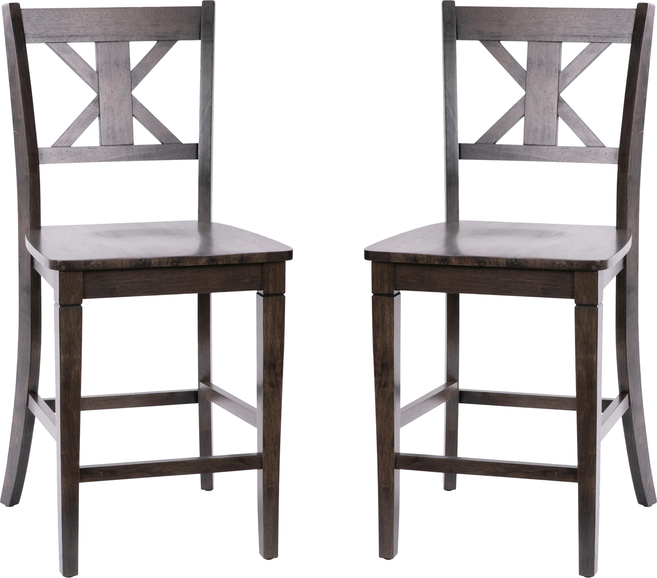 Latourette Gray Counter Height Stool, Set of 2 - Thumbnail - Image 1