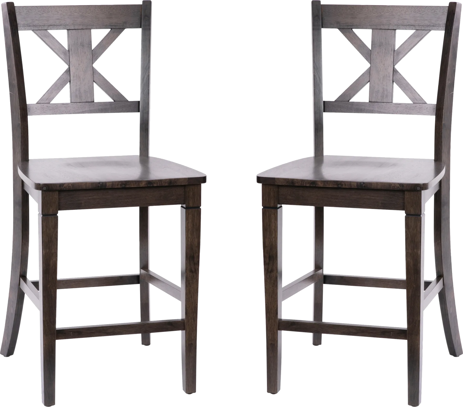 Latourette Gray Counter Height Stool, Set of 2 - Image 1