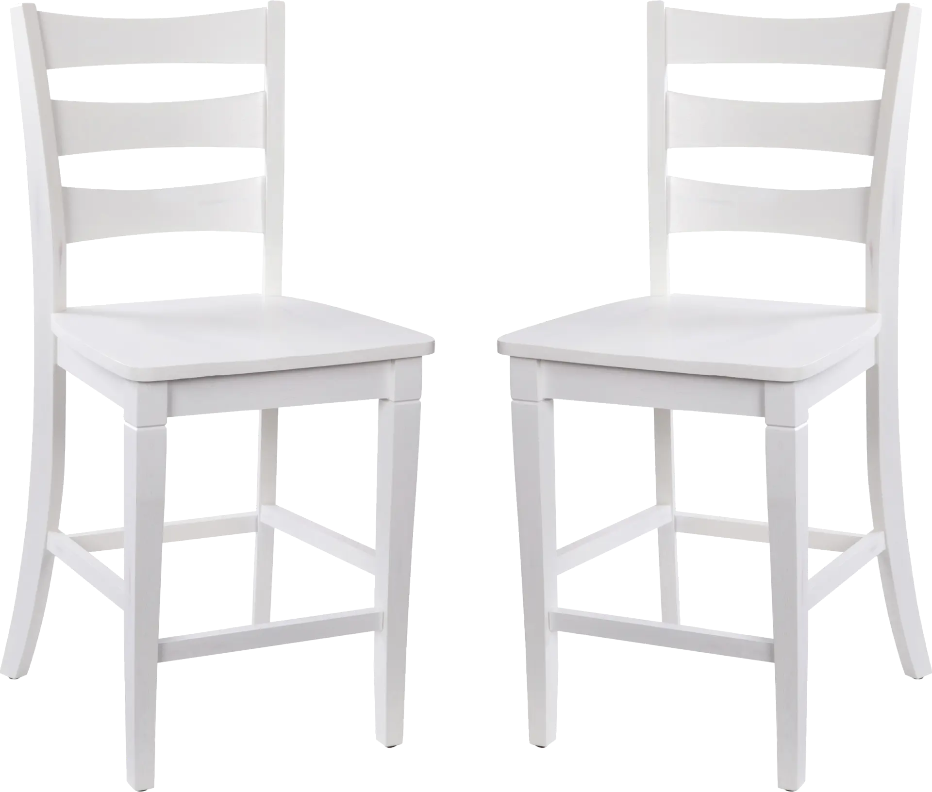 Madrona White Counter Height Stool, Set of 2