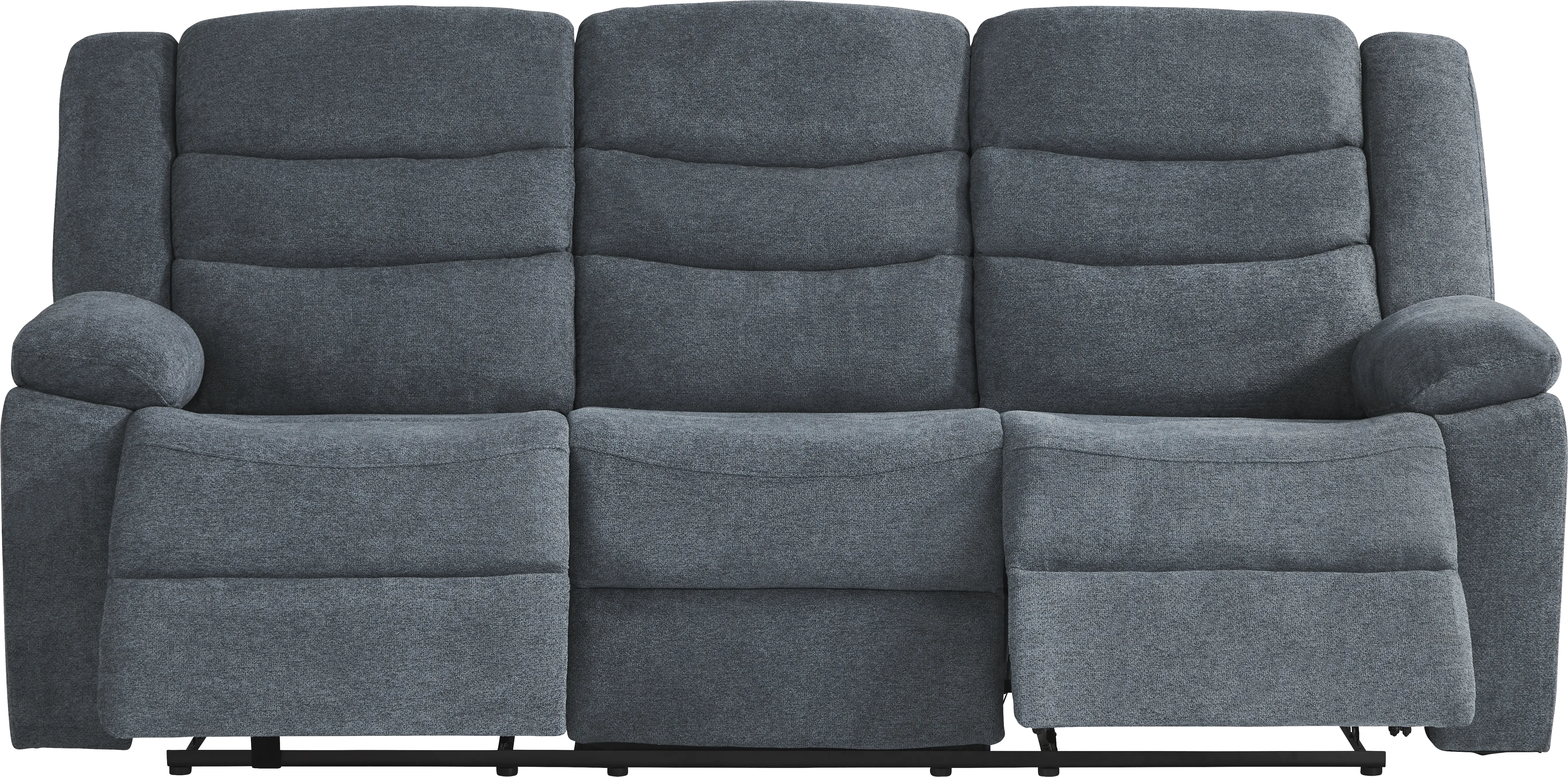Swansea Blue 2 Pc Reclining Living Room - Thumbnail - Image 2