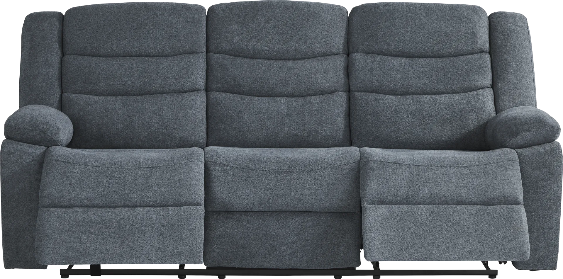 Swansea Blue 2 Pc Reclining Living Room - Image 2