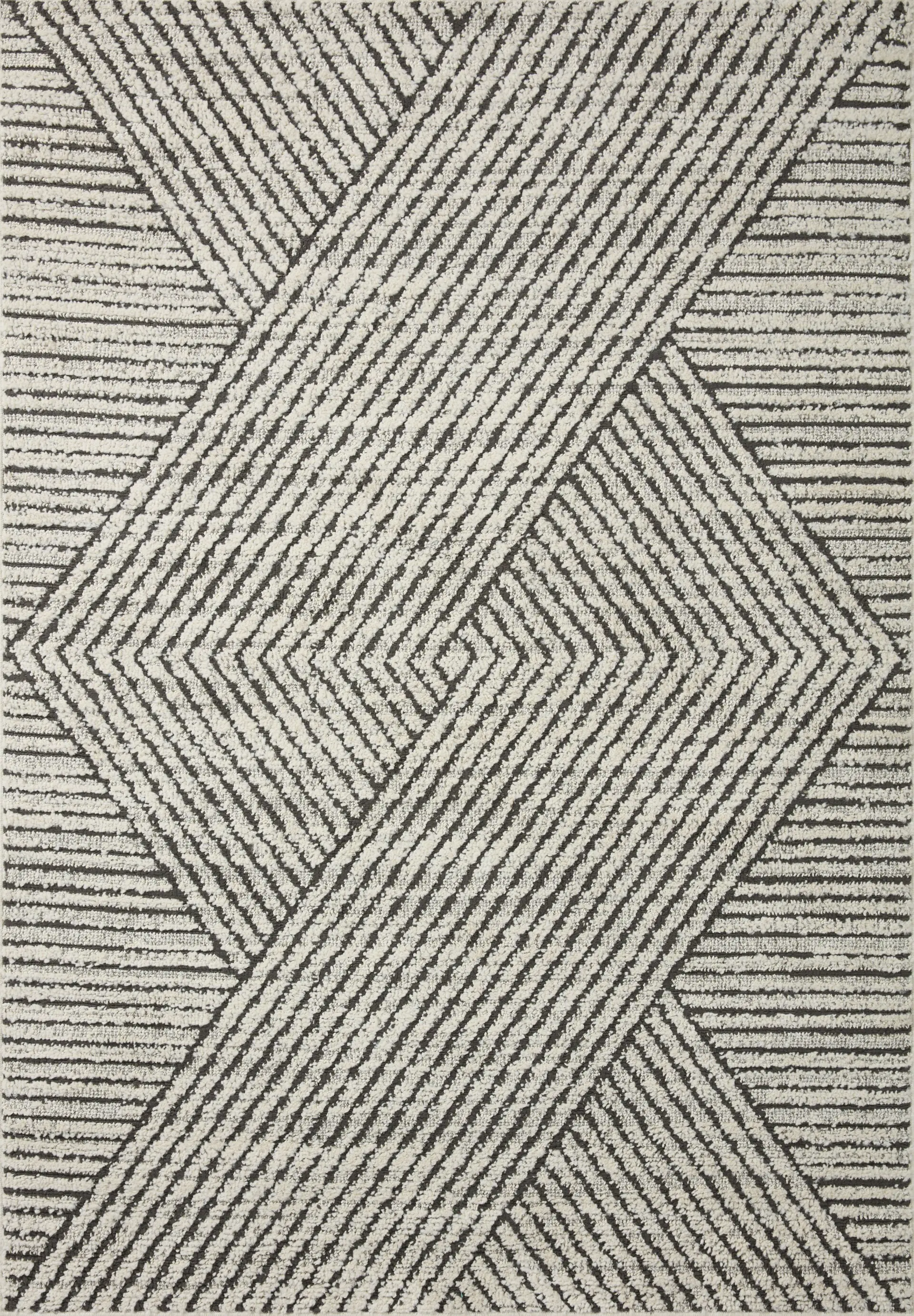Adlyn Black 6'7 x 9'2 Rug