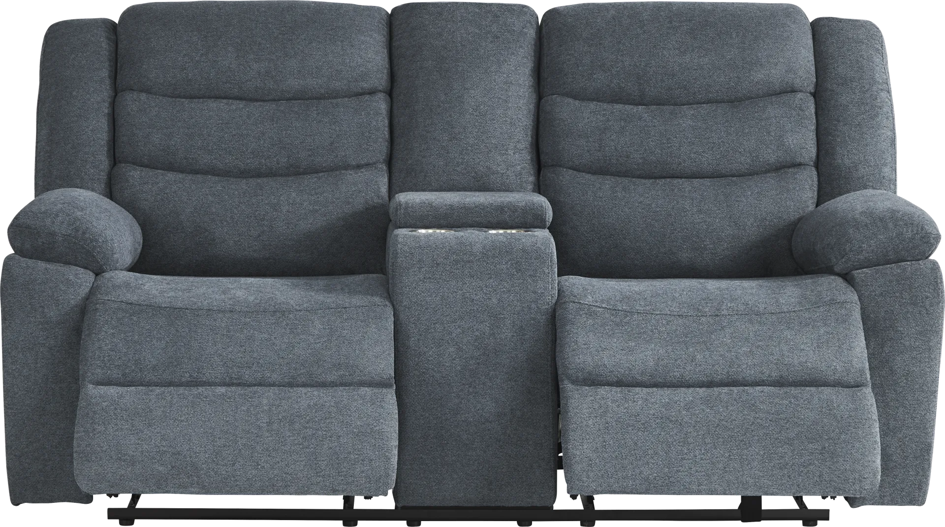 Swansea Blue 2 Pc Reclining Living Room - Image 8