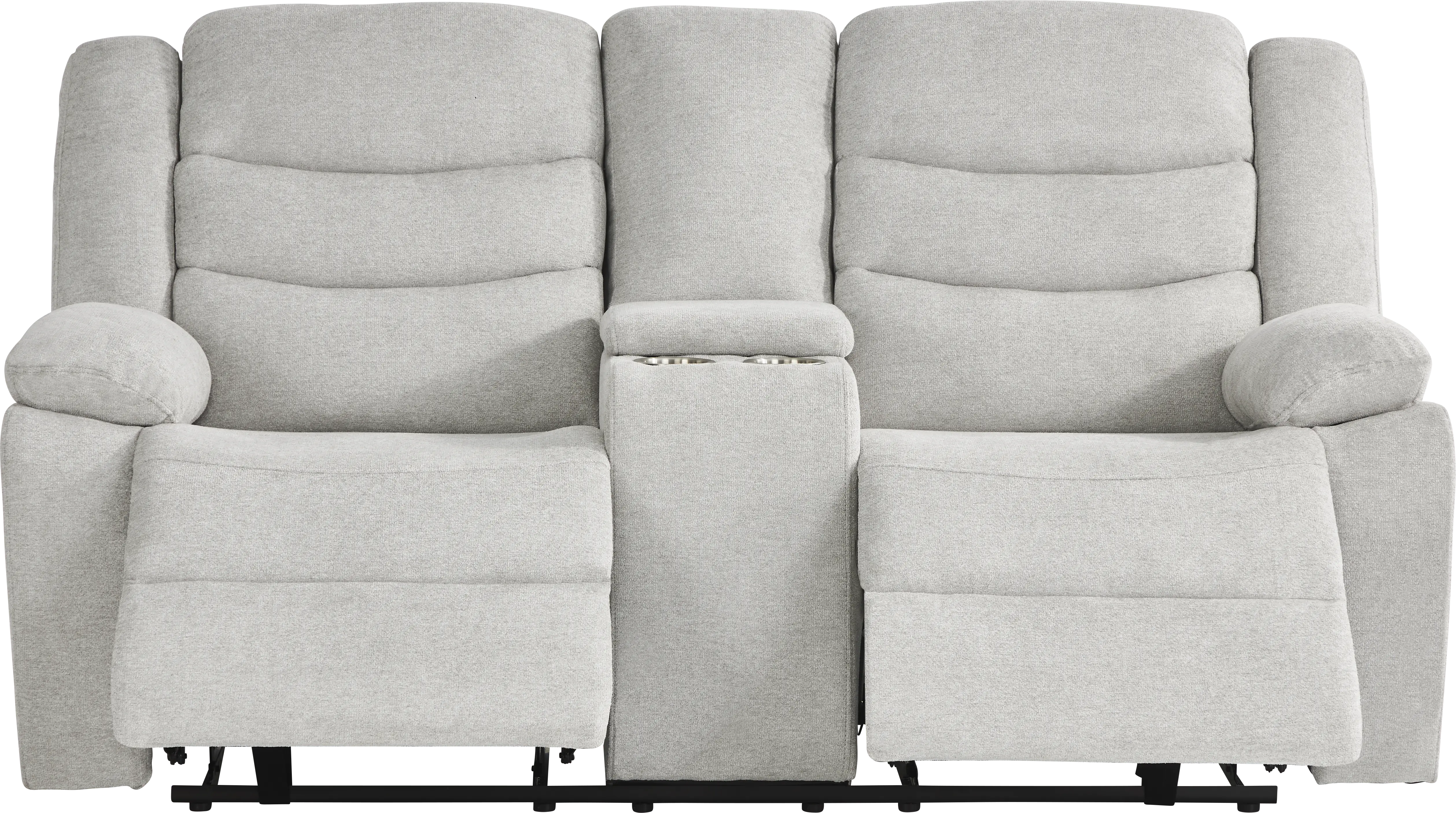 Swansea Gray 2 Pc Reclining Living Room - Thumbnail - Image 7