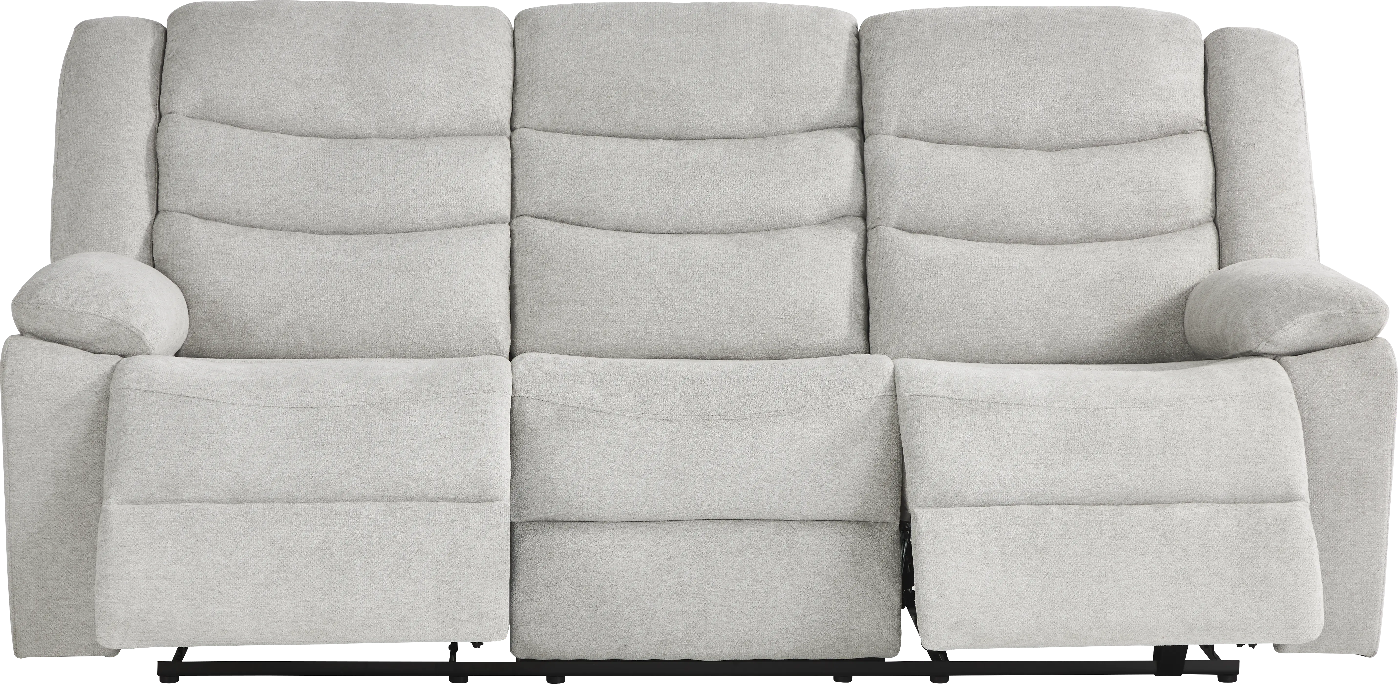 Swansea Gray Reclining Sofa - Thumbnail - Image 1