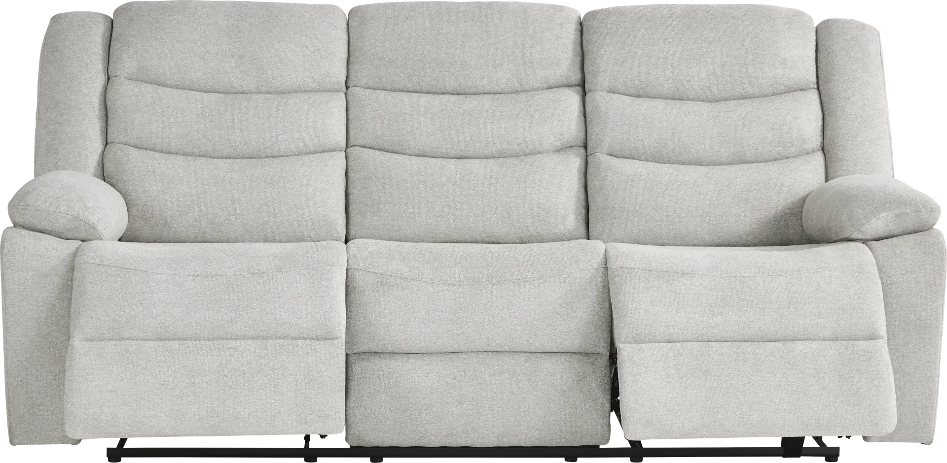 Swansea Gray Reclining Sofa - Image 1