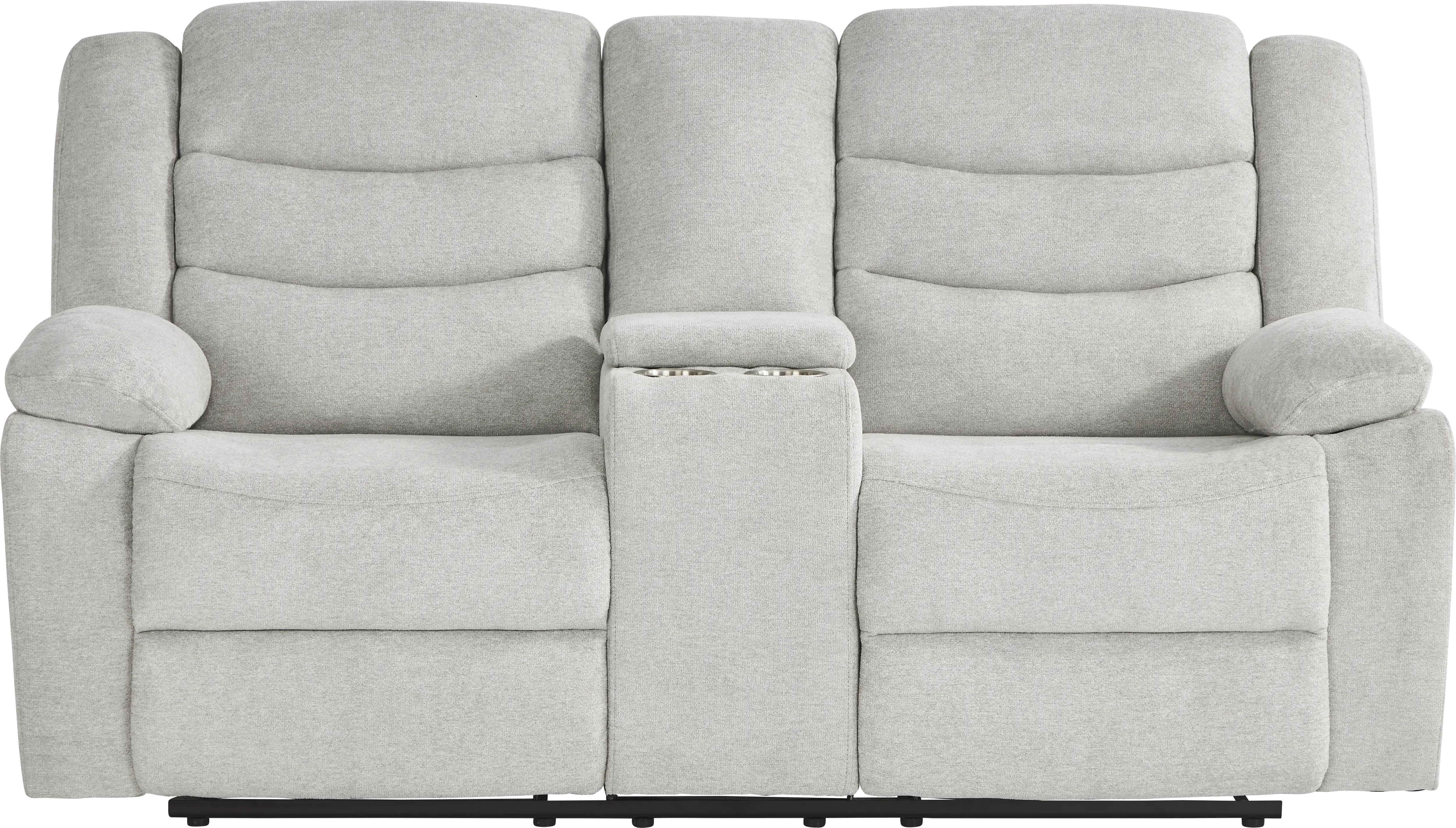 Swansea Gray 2 Pc Reclining Living Room - Thumbnail - Image 7