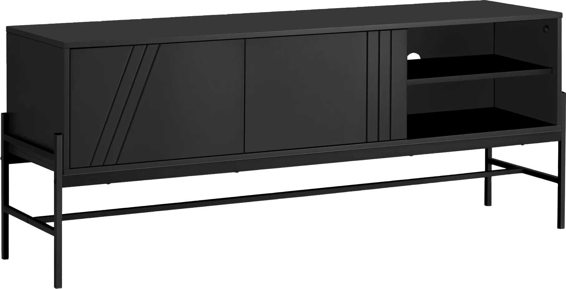 Myleen Black 59 in. Console - Thumbnail - Image 1