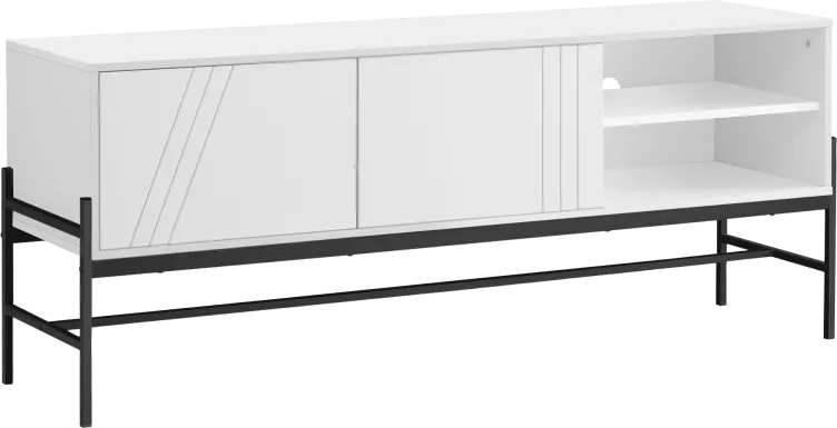 Myleen White 59 in. Console