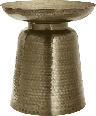 Woodbrier Gold Accent Table