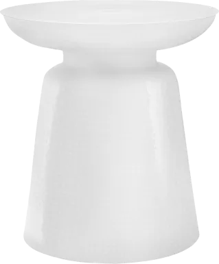 Woodbrier White Accent Table