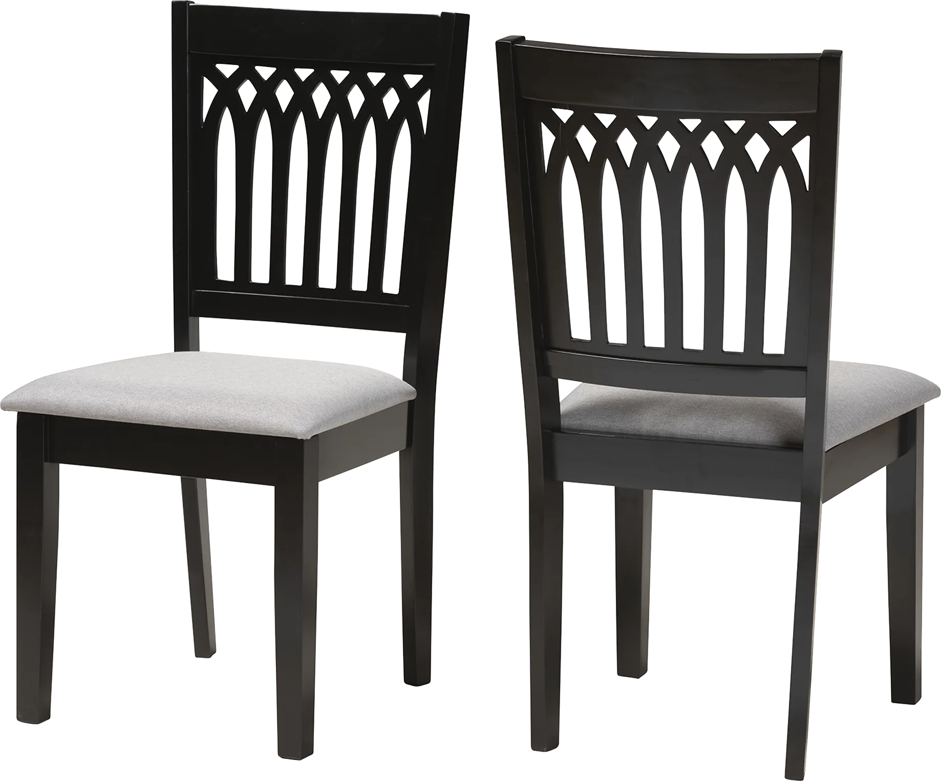 Salzedo Dark Brown Dining Chair, Set of 2 - Image 1