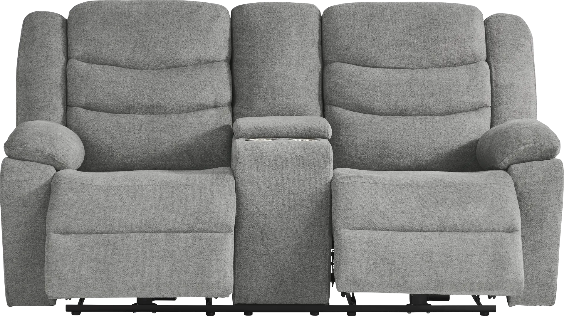 Swansea Granite Power Reclining Console Loveseat