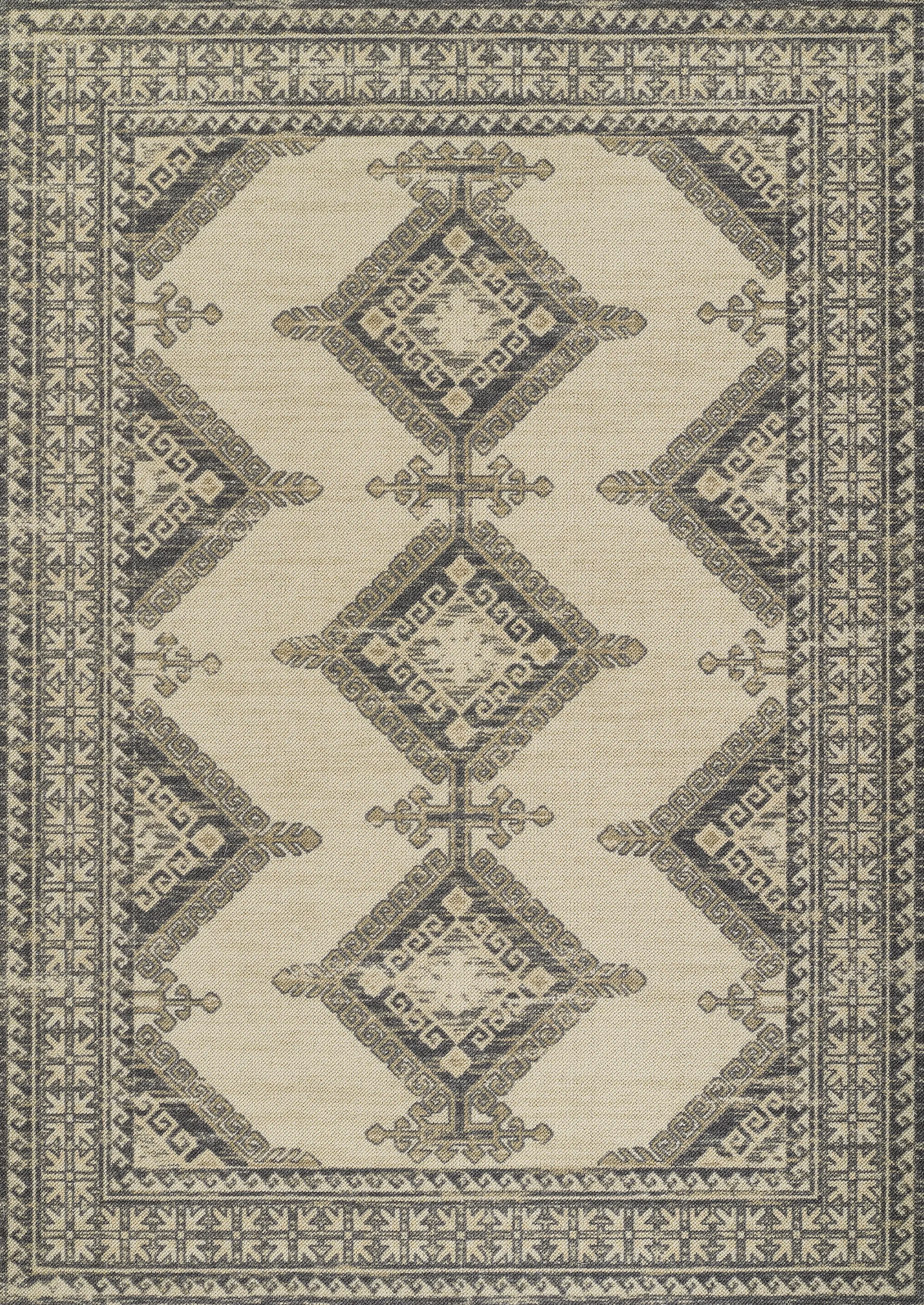Apexi Black 3'3 x 5' Rug - Image 1