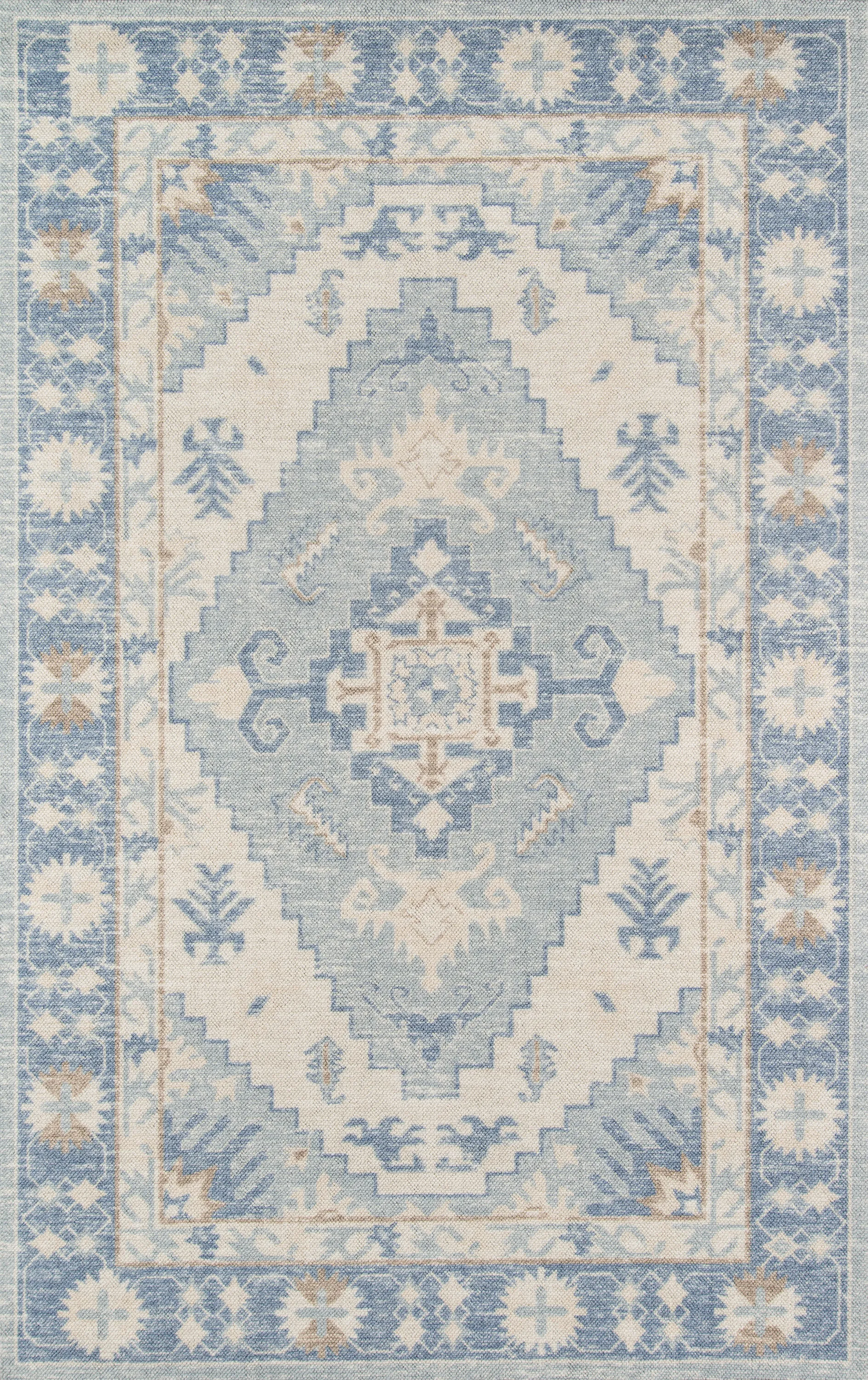 Wealon Blue 6'6 x 9' Rug - Thumbnail - Image 1