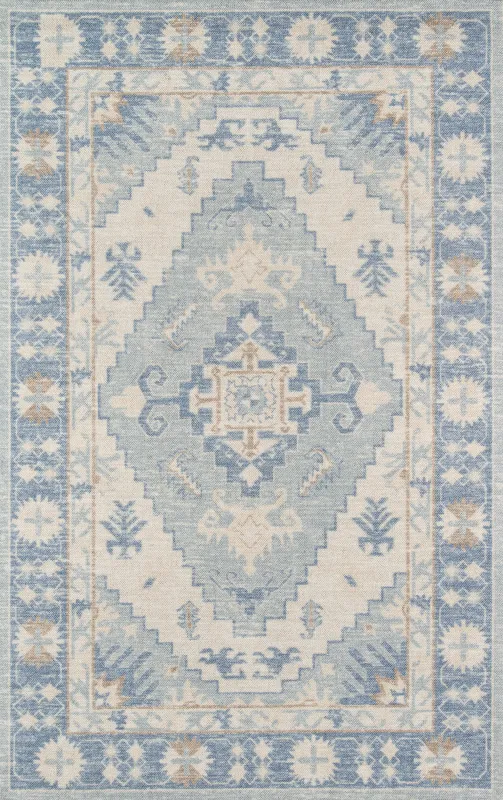 Wealon Blue 3'3 x 5' Rug