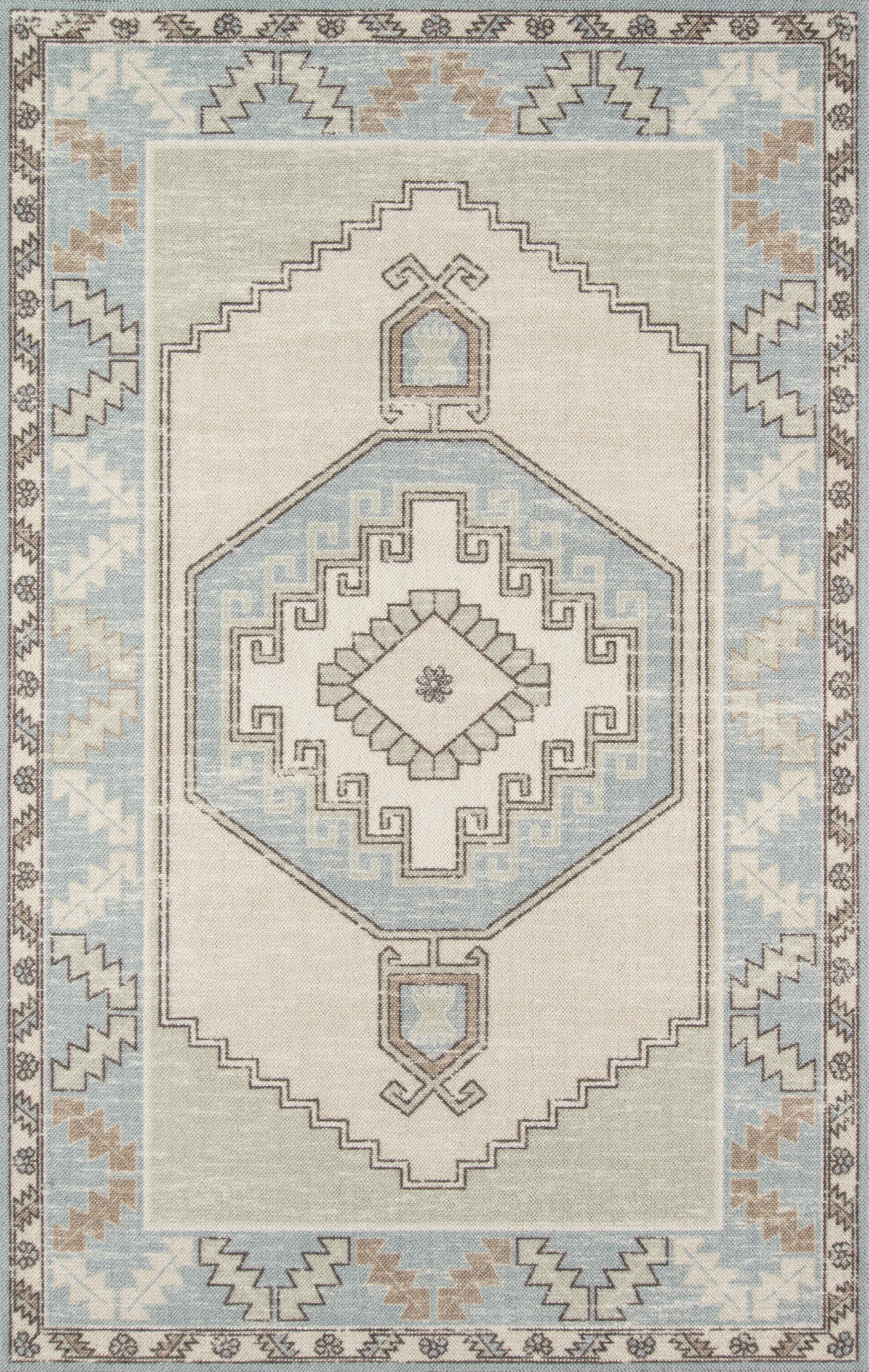 Arisha Blue 3'3 x 5' Rug - Thumbnail - Image 1