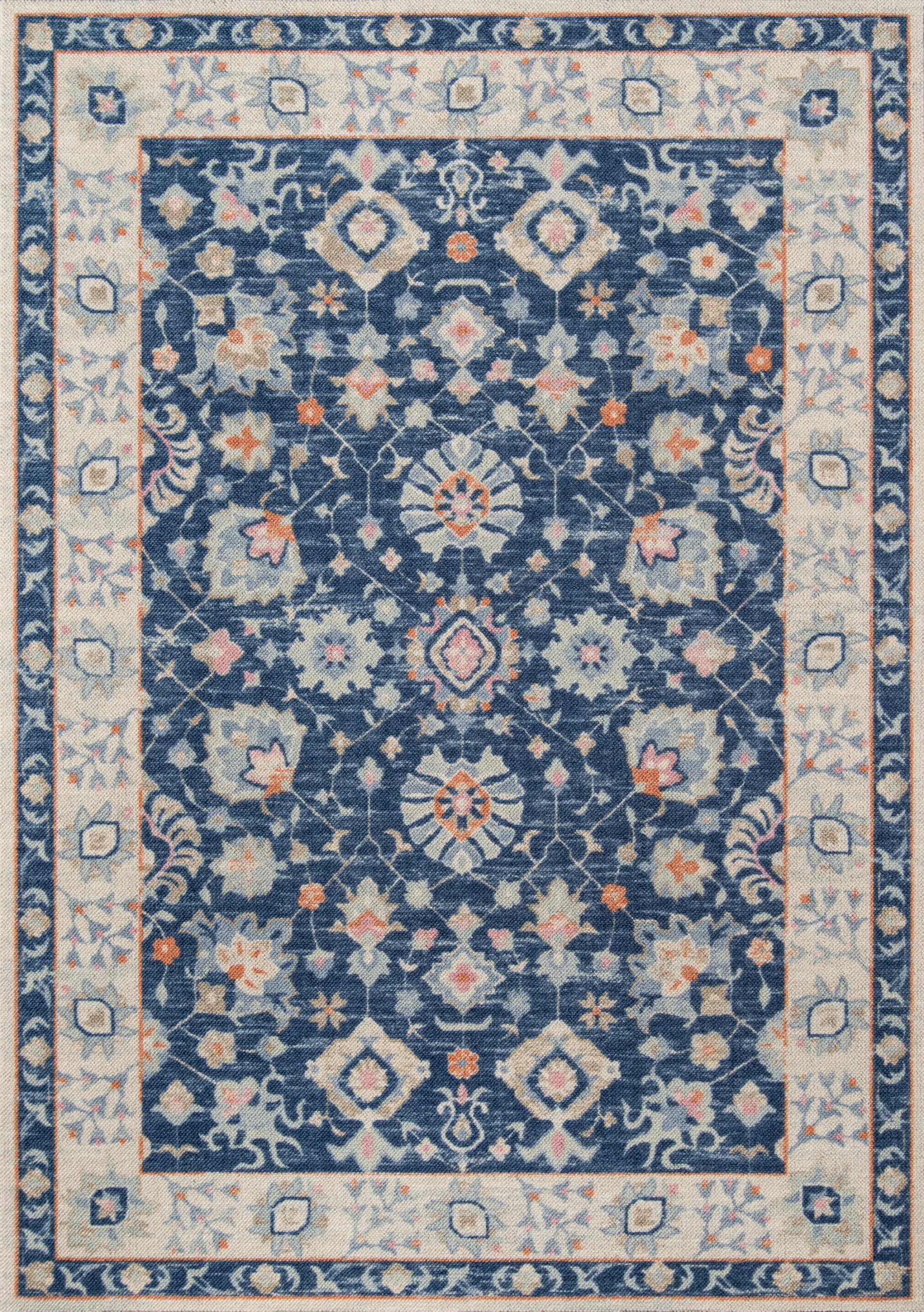Luma Blue 6'6 x 9' Rug - Image 1