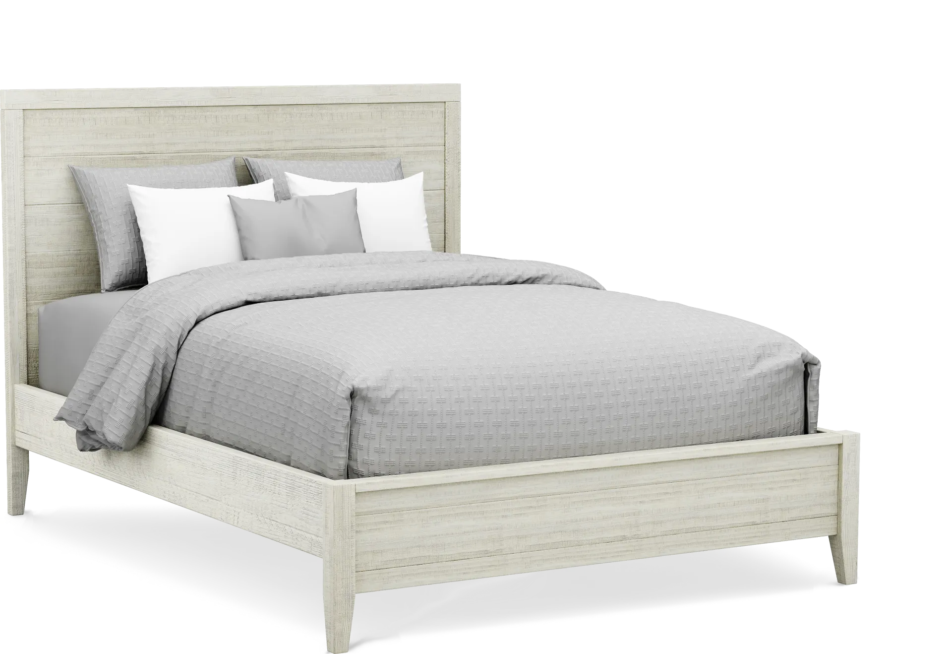 Palm Grove White 7 Pc Queen Panel Bedroom - Image 2