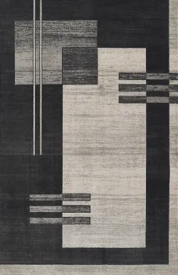 Jenzen Black 7'9 x 9'10 Rug