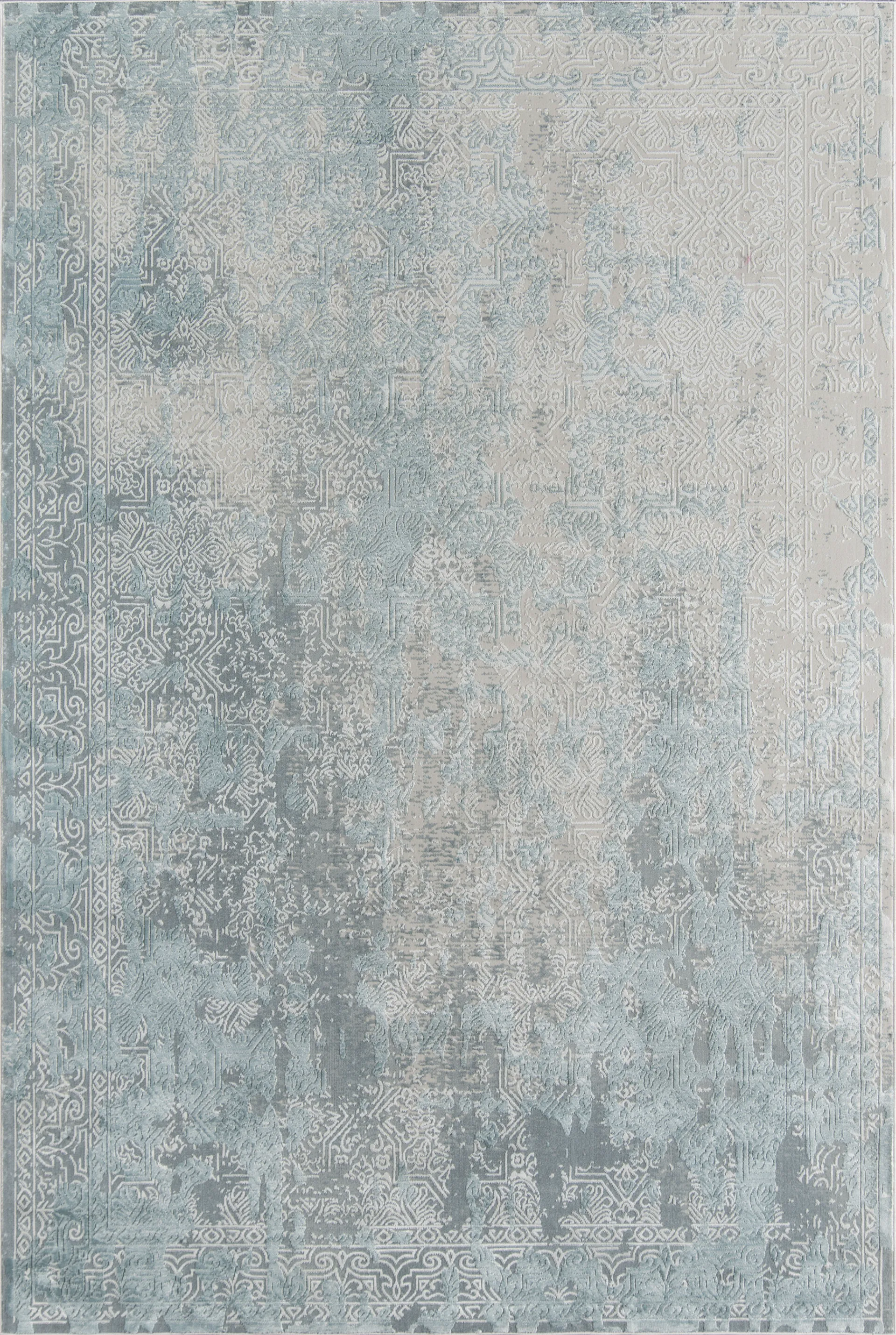 Kaze Ice Blue 3'10 x 5'7 Rug - Image 1