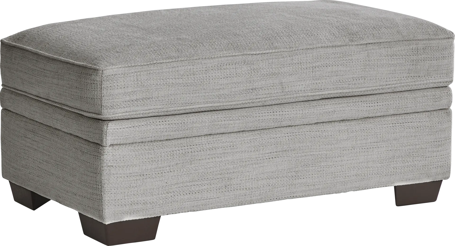 Hutchinson Gray Storage Ottoman