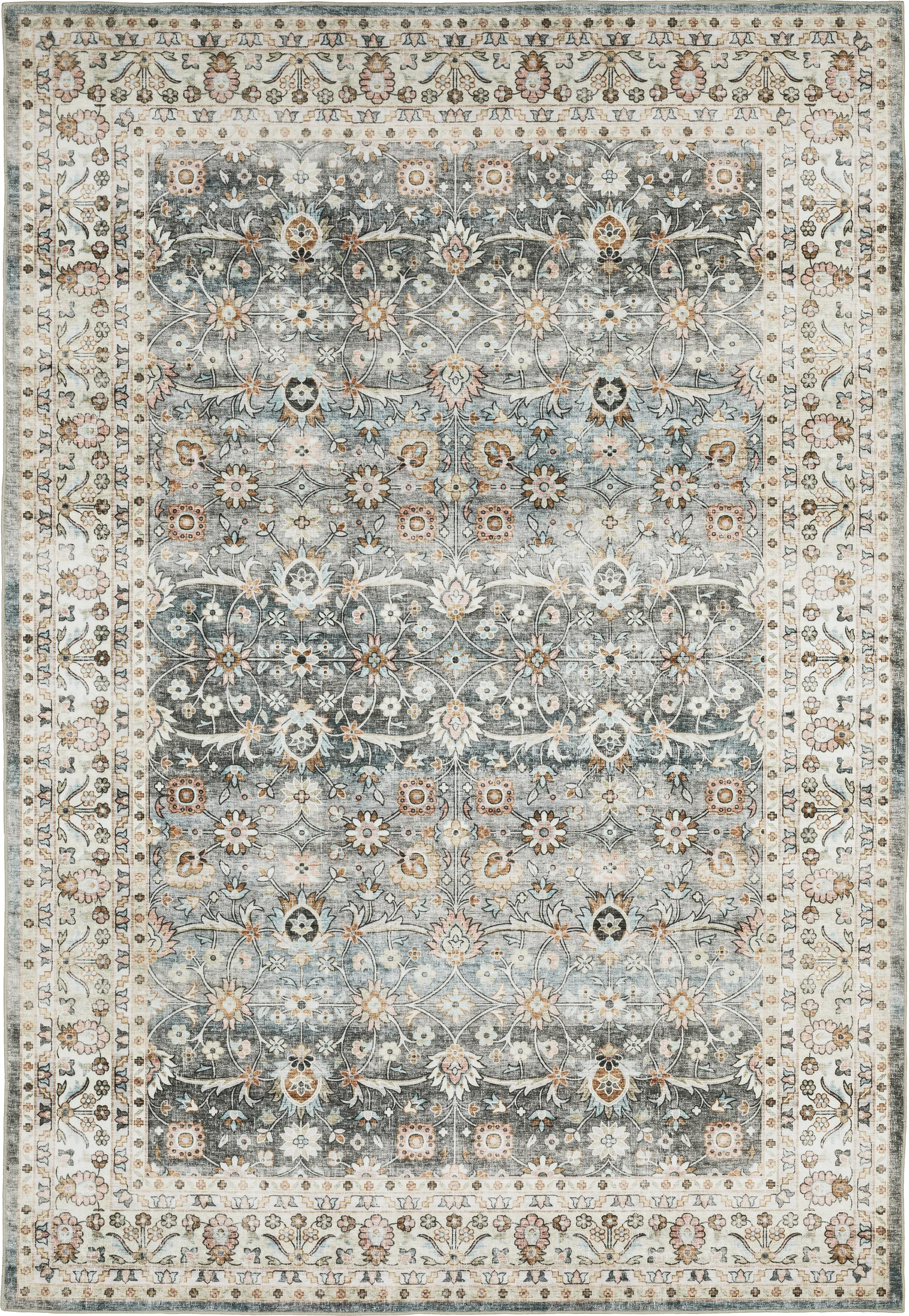 Kids Zolly Gray 5' x 7' Rug