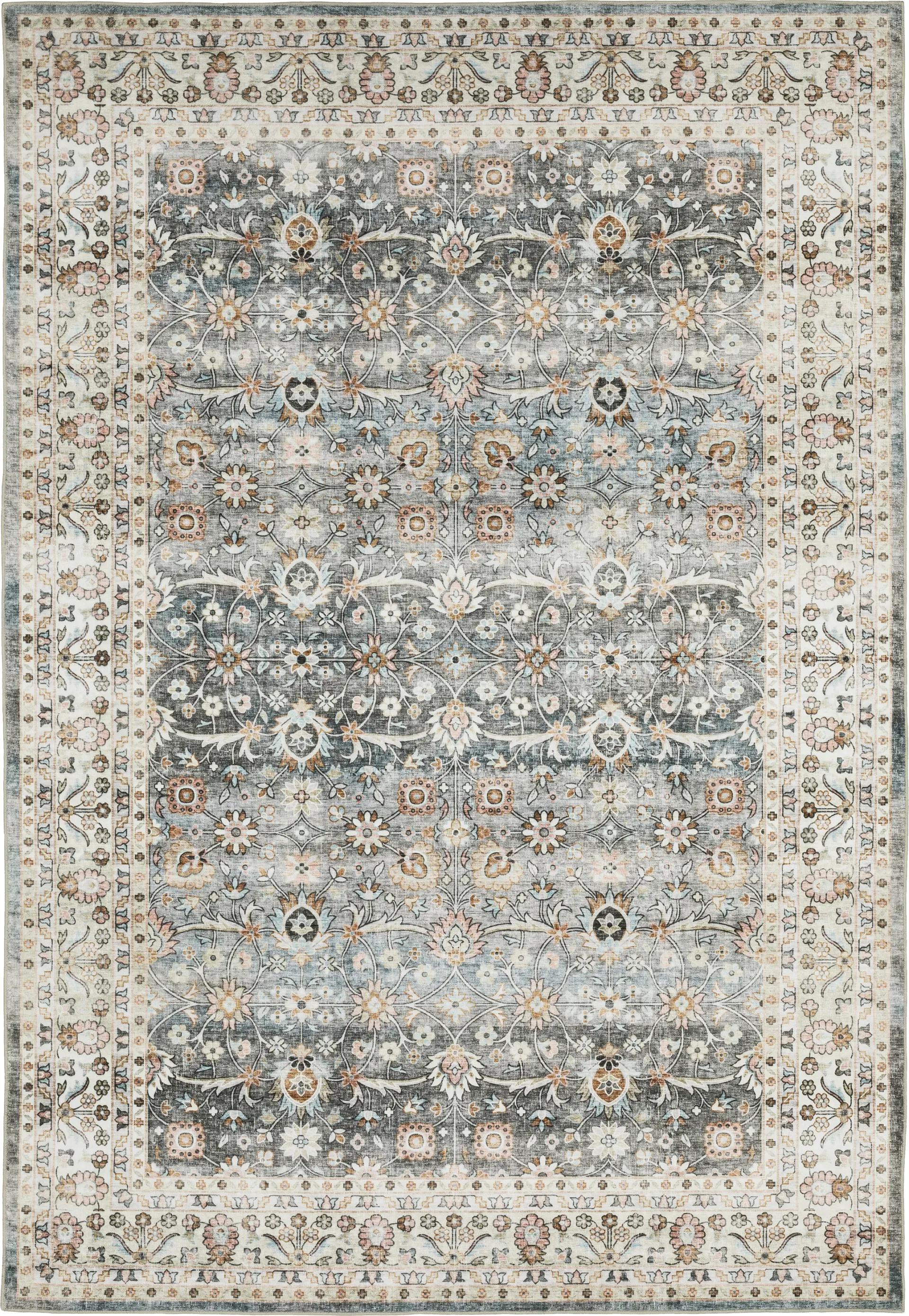 Kids Zolly Gray 5' x 7' Rug