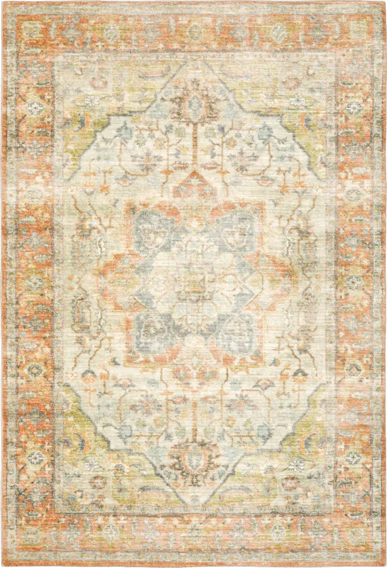 Kids Garden Treasures I Orange 7'5 x 10' Rug