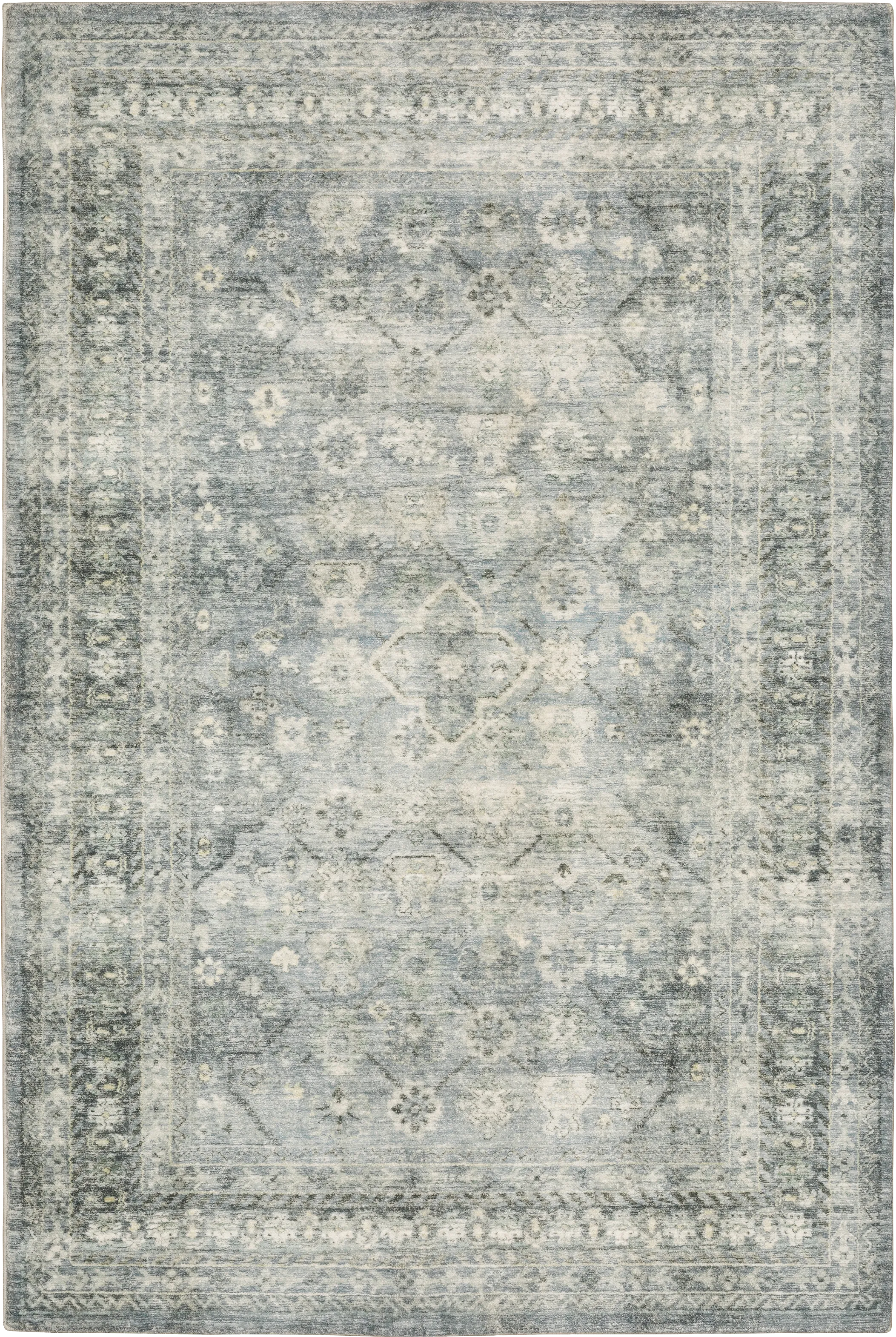 Kids Garden Treasures III Blue 7'5 x 10' Rug - Thumbnail - Image 1
