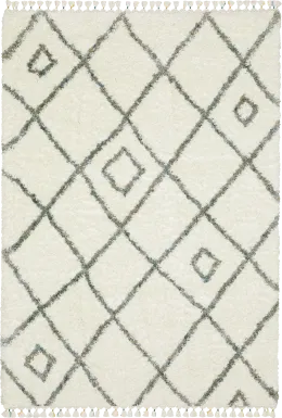 Kids Berber Beauty Ivory 6'7 x 9'6 Rug