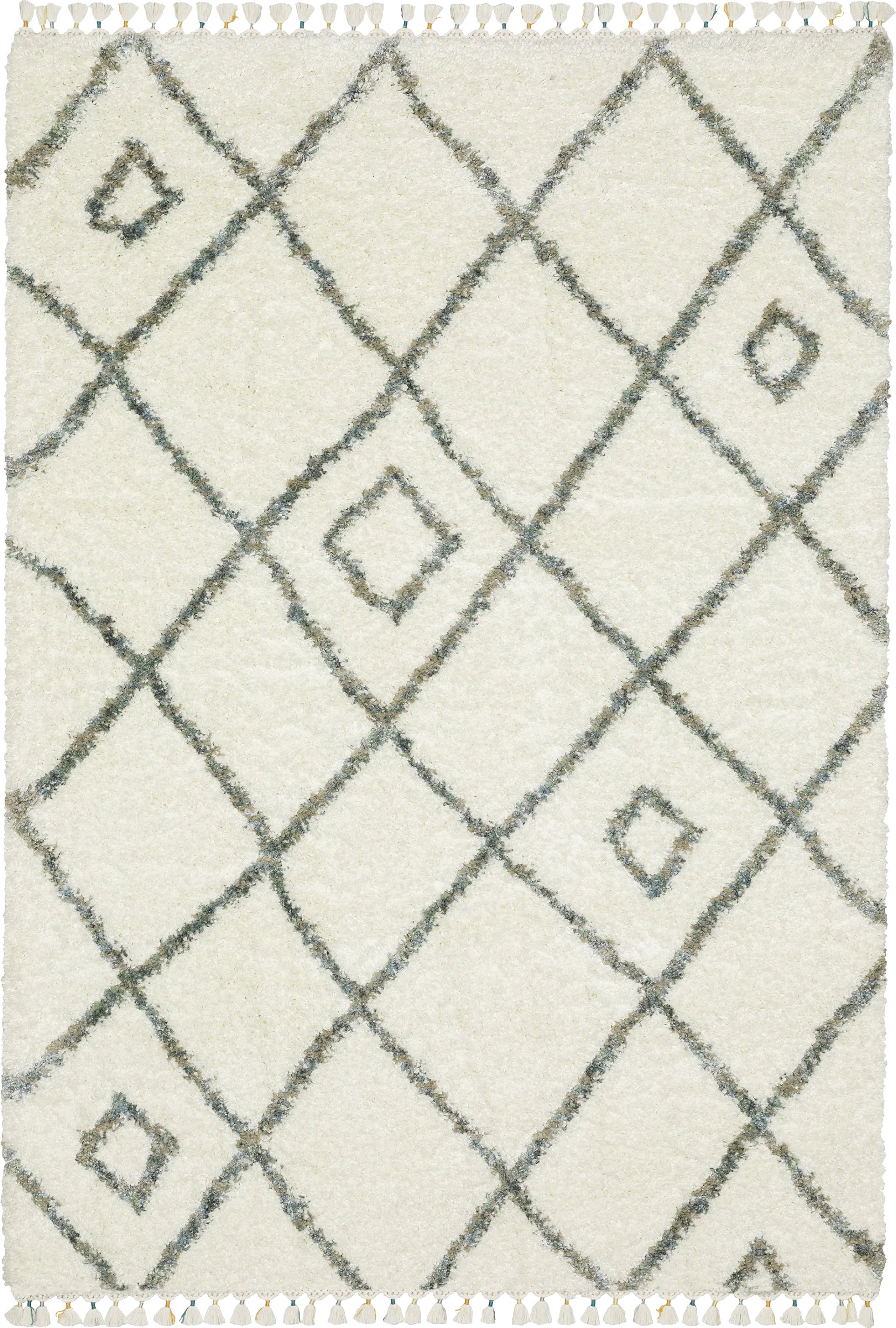Kids Berber Beauty Ivory 7'10x 10'10 Rug - Image 1